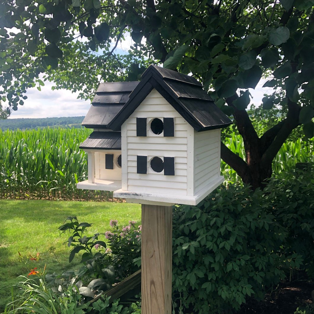 Cottage for Your Neighborhood Birds! | Large Birdhouse | Reclaimed Materials | Amish Made | SH-BH4