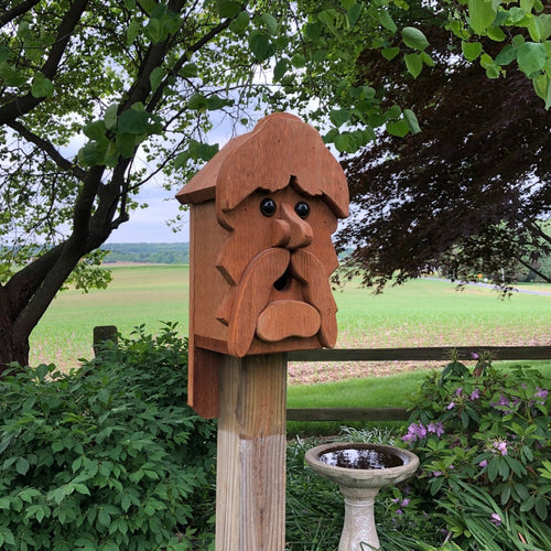 Mountain Man Birdhouse | Hand Made from Reclaimed Wood | BS-BH3