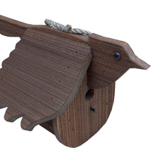 Load image into Gallery viewer, Hanging Blue Jay Birdhouse | Hand Made from Reclaimed Wood