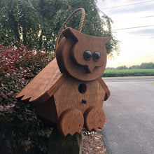Load image into Gallery viewer, Owl Birdhouse | Hand Made from Reclaimed Wood | BH9
