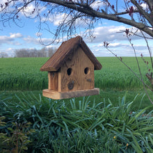 Load image into Gallery viewer, Rustic 2-Hole Birdhouse | Hand Made from Reclaimed Wood | RBH34