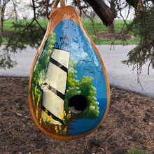 Load image into Gallery viewer, Gourd Birdhouse | Lighthouse