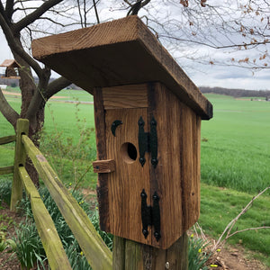 Outhouse Birdhouse | Hand Made from Reclaimed Wood | bh8