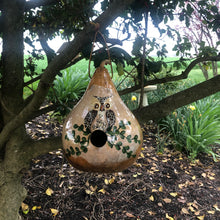 Load image into Gallery viewer, Gourd Birdhouse | Owl