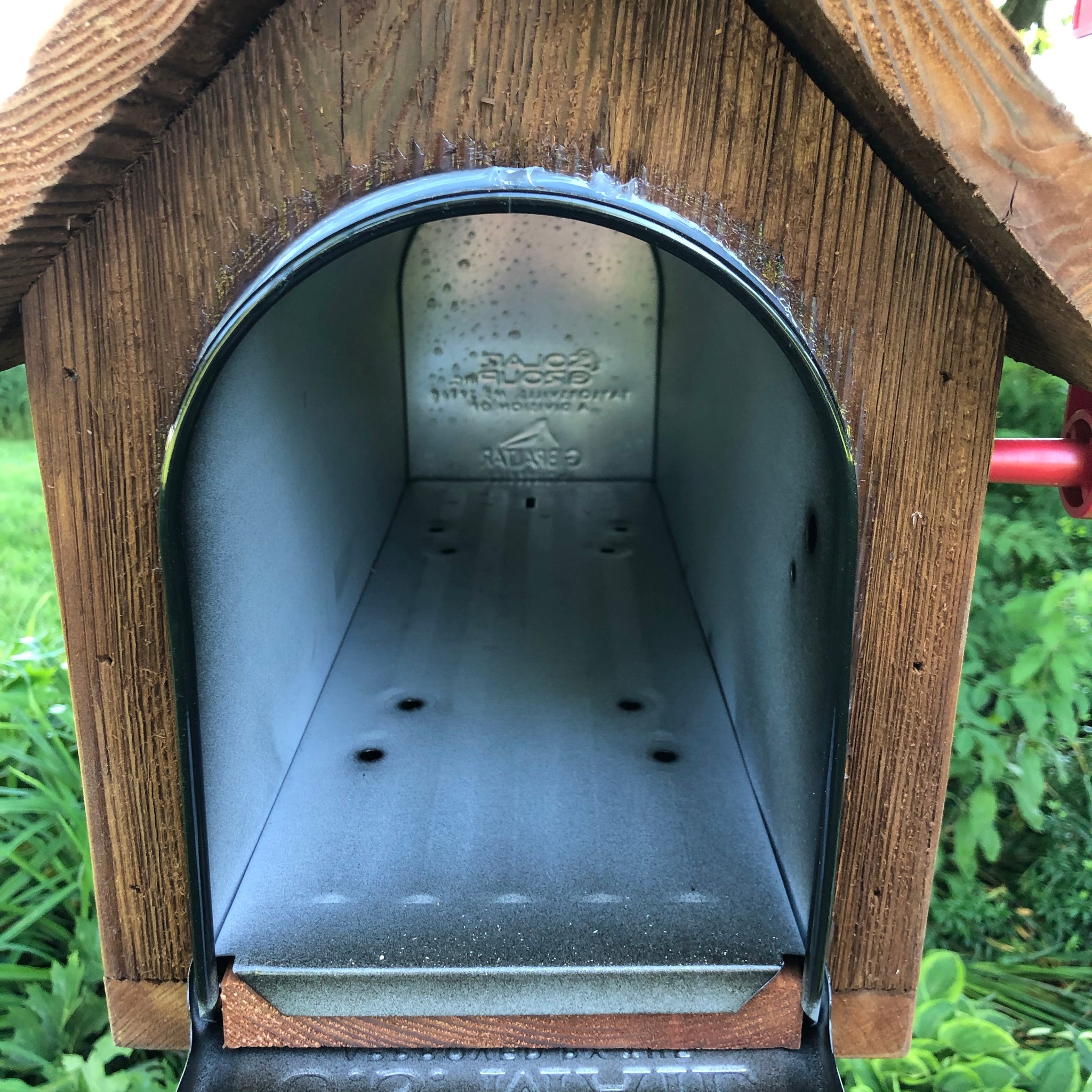 Rustic Wooden Mailbox | Metal Box Insert | Made with Reclaimed Wood ...