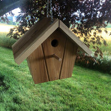 Load image into Gallery viewer, Red Cedar Hanging Birdhouse | Simple Beautiful and Functional |  F003