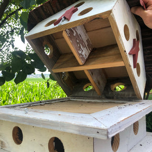 Large Birdhouse | Martin House | Metal Roof | Easy Clean Out | Reclaimed Materials | Amish Made | SH-BH3
