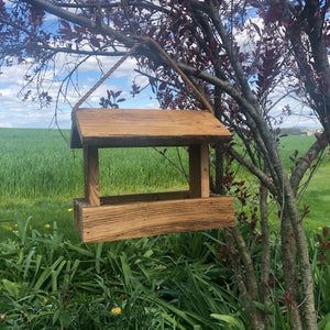 Simple Rustic Bird Feeder| Hand Made from Reclaimed Wood | BRF50