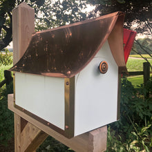 Load image into Gallery viewer, Stunning Mailbox with Copper Roof | Durable Vinyl Mailbox | EW-MBCV