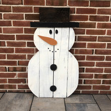 Load image into Gallery viewer, Rustic Frosty the Snowman  | Reclaimed Material | Amish Made | SH-FSY