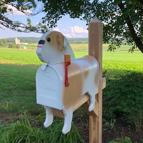English Bulldog Mailbox | Unique Dog Mailbox | pp015