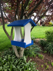 Hopper Style Bird Feeder | Simple and Easy to Fill | Made with Durable Poly Lumber | E124