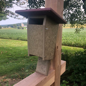 Sparrow Resistant Blue Bird Box | Durable Poly Lumber | Amish Made | E102