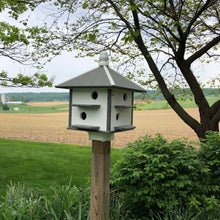 Load image into Gallery viewer, Large Birdhouse | Martin House with Eight Holes and Eight Rooms | Made with Durable Poly Lumber