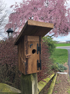 Outhouse Birdhouse | Hand Made from Reclaimed Wood | bh8