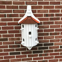 Load image into Gallery viewer, Unique Large Birdhouse to Hang on Wall or Fence | 5 Apartments | Copper Roof | EW-1-2-FH