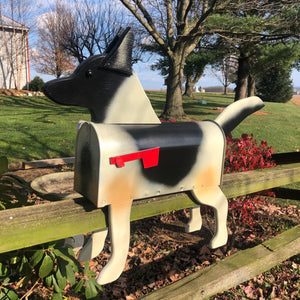 German Shepherd Mailbox | Unique Dog Mailbox | PP002