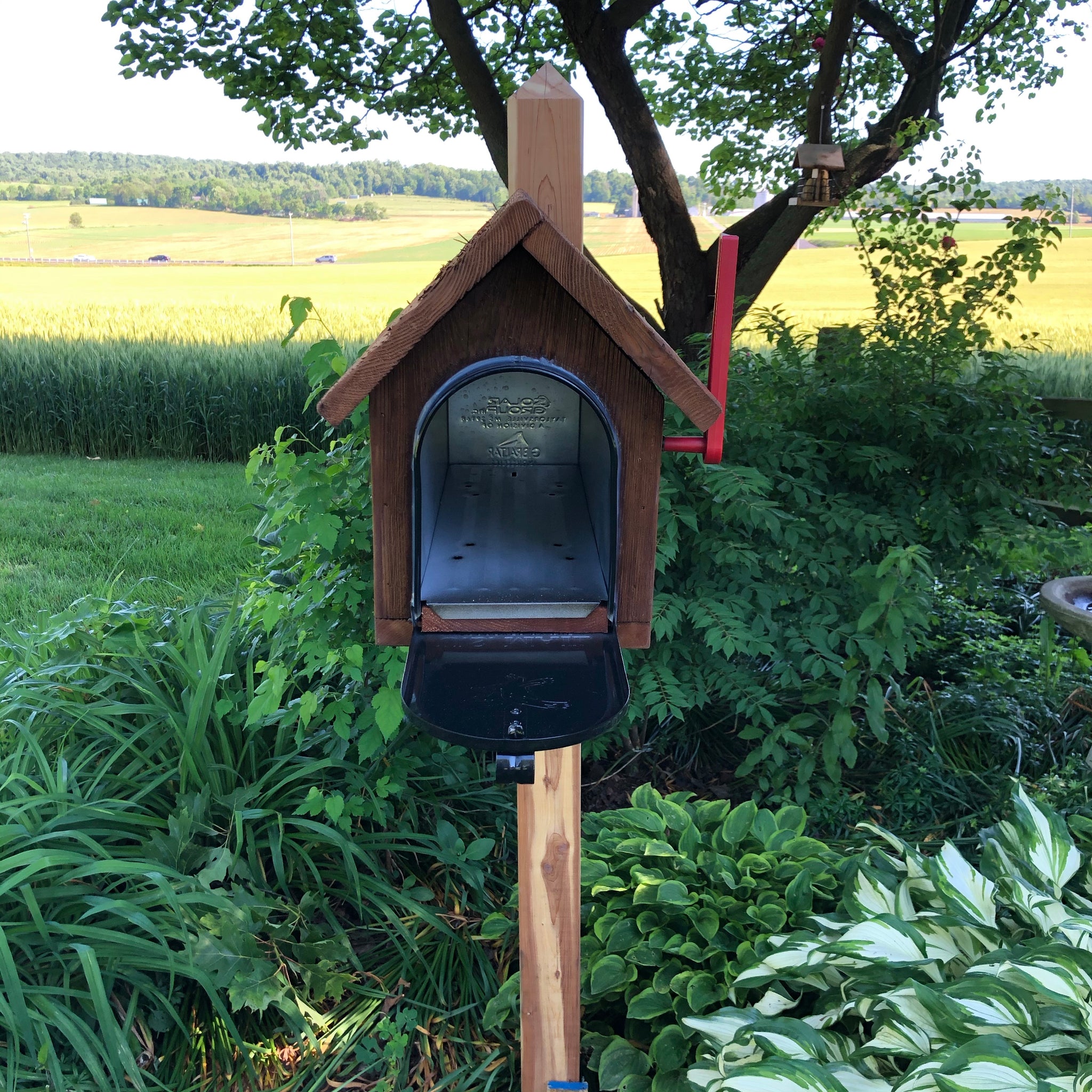 Rustic Wooden Mailbox | Metal Box Insert | Made with Reclaimed Wood ...