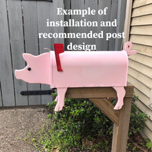 Load image into Gallery viewer, Red Dachshund Mailbox| Wiener Dog | Unique Dog Mailbox | pp001